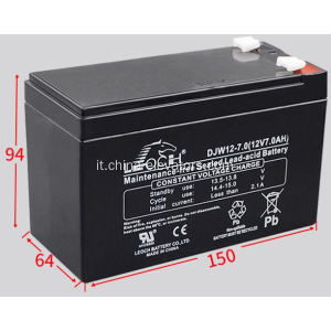 DJW12-7.0 Batteria di piombo-acido sigillato senza manutenzione